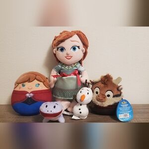 Disney Frozen Plush Toy Collection - Set Of 5